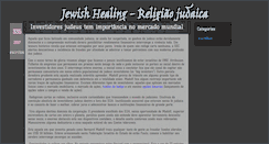 Desktop Screenshot of jewishealing.com